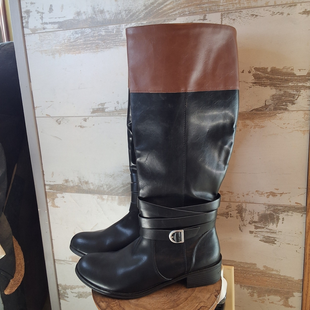 St.Johns Bay Sz 9 Douglass Knee High Riding Boots